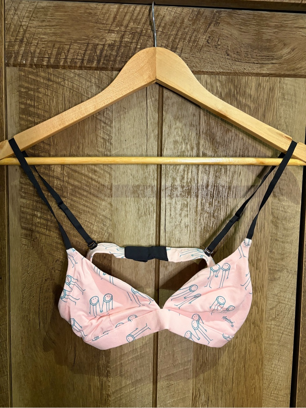 NEW MeUndies FeelFree Triangle Bralette Lovers by André Pink Size S
